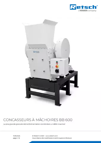 Fiche produit BB 600