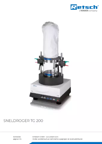 Productinformatieblad TG 200
