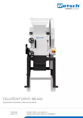 Produktový list BB 400