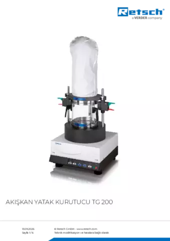 Ürün veri sayfası TG 200