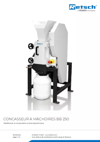 Fiche produit BB 250
