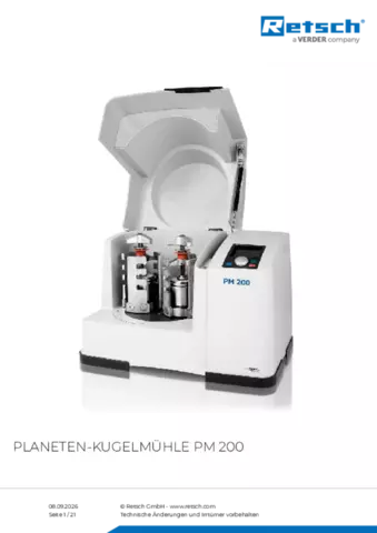 Produktdatenblatt PM 200