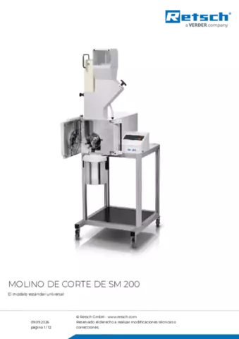 Hoja de datos del producto SM 200