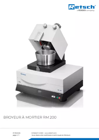 Fiche produit RM 200