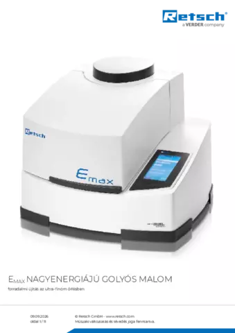 Termék adatlap Emax