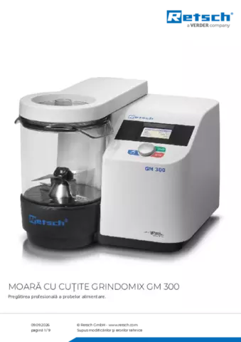 Fișă de produs GM 300