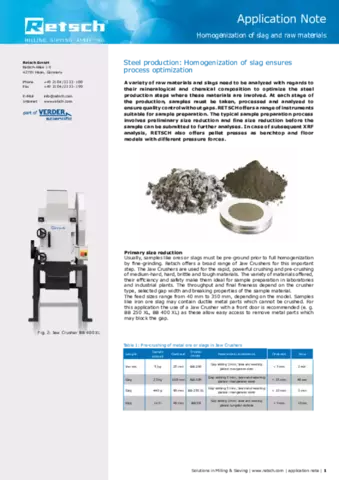 Steel production: Homogenization of slag ensures process optimization