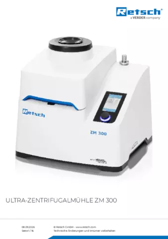 Produktdatenblatt ZM 300