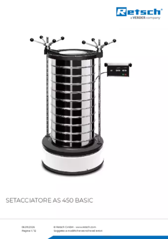 Scheda tecnica del prodotto AS 450 basic