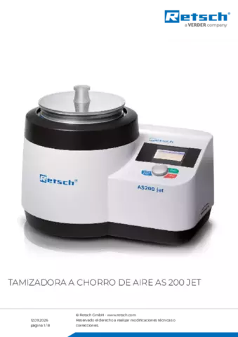Hoja de datos del producto AS 200 jet