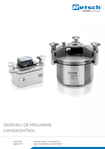 Fișă de produs GrindControl