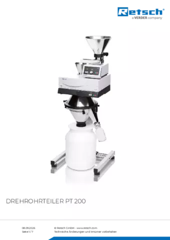 Produktdatenblatt PT 200