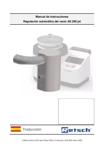 AS 200 jet - Automatic Vacuum Regulation