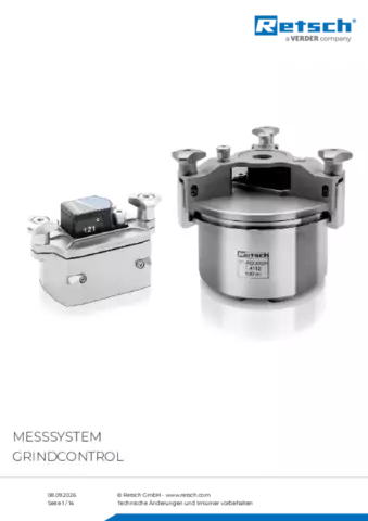 Produktdatenblatt GrindControl