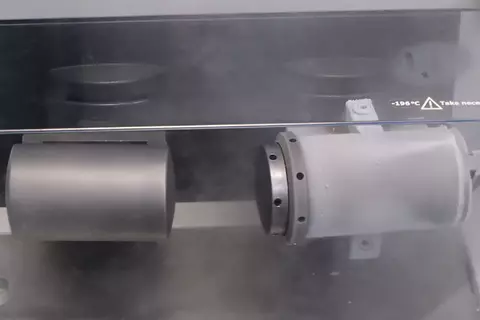 Cryomill: Cryogenic grinding of small amounts of cannabis