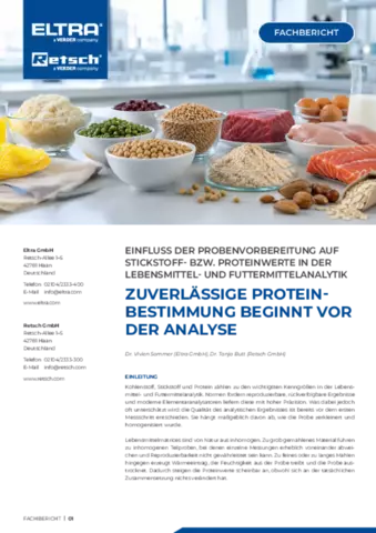 Zuverlässige Proteinbestimmung beginnt vor der Analyse 