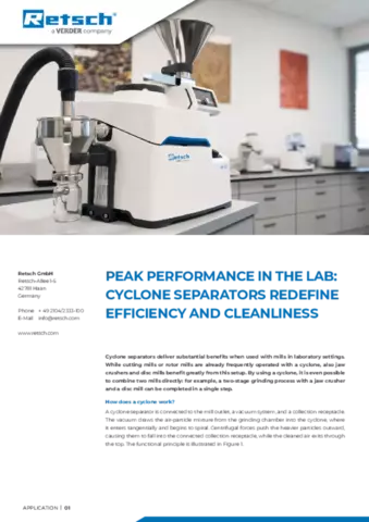 How Cyclone Separators Redefine Efficiency and Cleanliness in the Lab