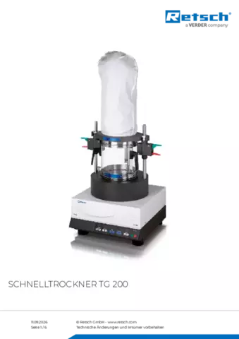 Produktdatenblatt TG 200
