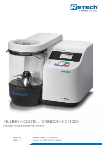 Scheda tecnica del prodotto GM 300