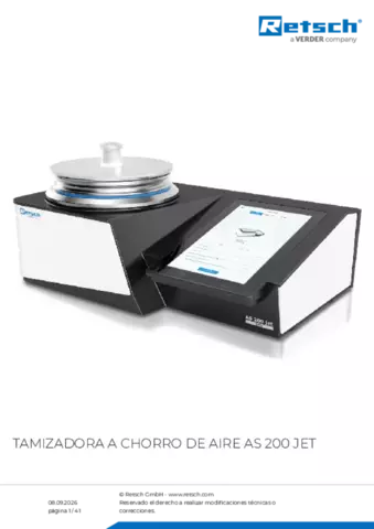 Hoja de datos del producto AS 200 jet pro, AS 200 jet pharma