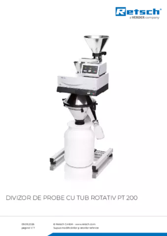 Fișă de produs PT 200
