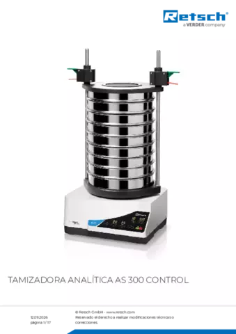 Hoja de datos del producto AS 300 control