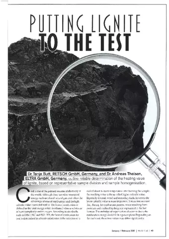 Putting Lignite to the Test