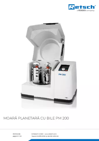 Fișă de produs PM 200