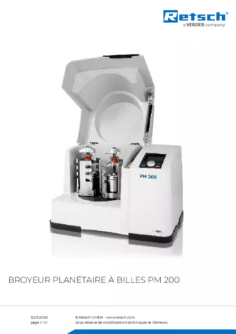 Fiche produit PM 200