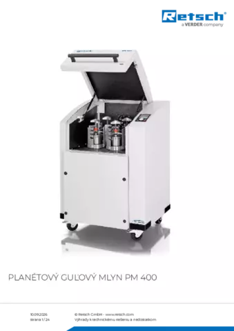 Produktový list PM 400