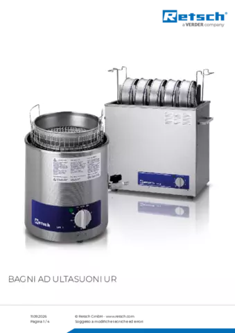 Scheda tecnica del prodotto UR