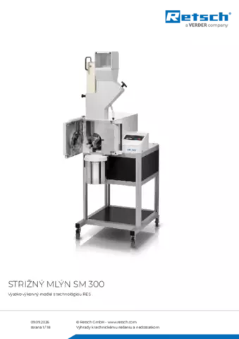 Produktový list SM 300