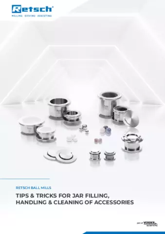 Tips & Tricks for jar filling & handling of accessories