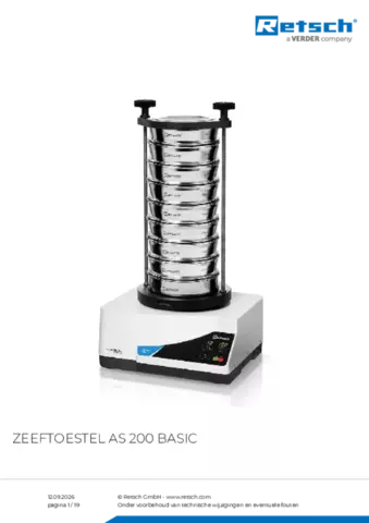 Productinformatieblad AS 200 basic