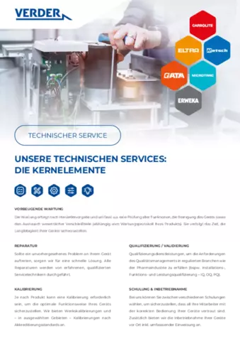 Technischer Service - Flyer