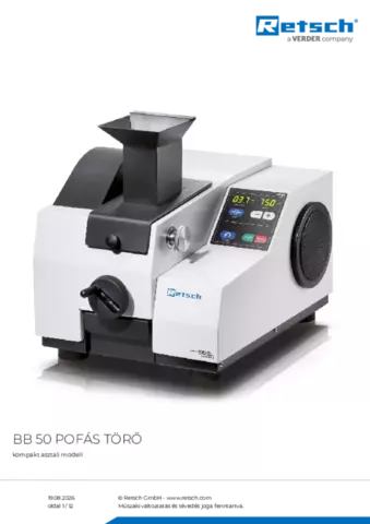 Termék adatlap BB 50