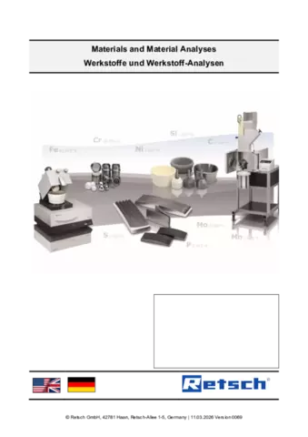 Material Analyses of Equipment & Accessories