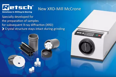 использование XRD-Mill McCrone