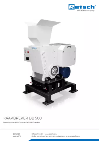 Productinformatieblad BB 500