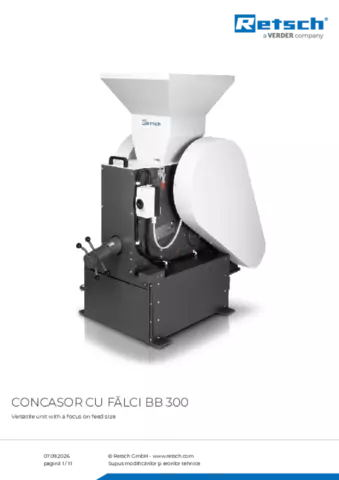 Fișă de produs BB 300