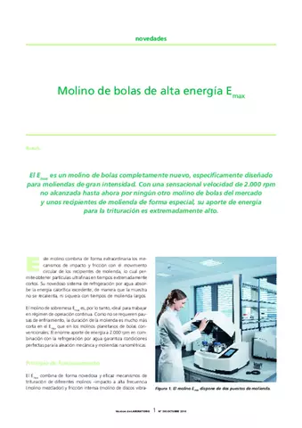 Emax - La Revolución en la Molienda Ultrafina