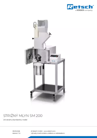 Produktový list SM 200