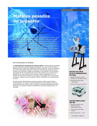 Metales pesados en juguetes