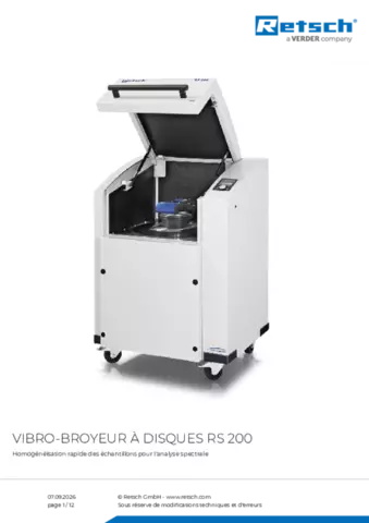 Fiche produit RS 200