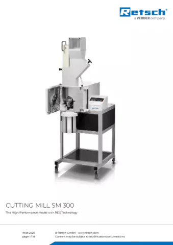 Product data sheet SM 300