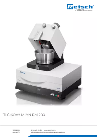 Produktový list RM 200